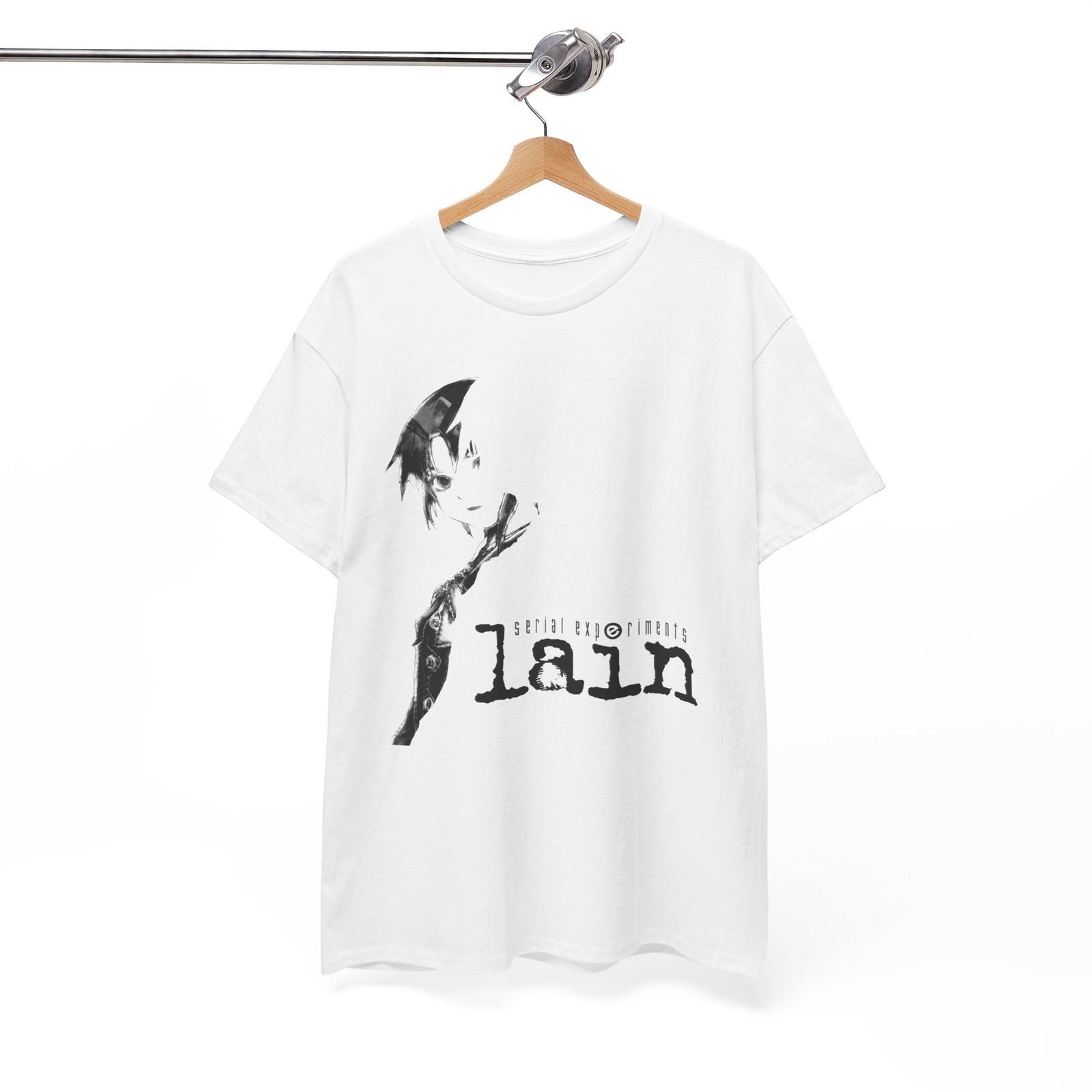 LAIN Serial Experiments T-Shirt, Japanese Shirt, Anime Merch, Otaku, Unisex Tee XXXXL