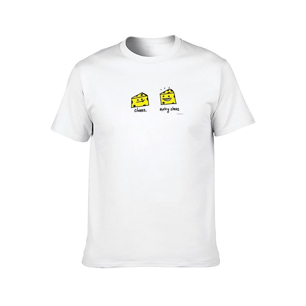Cheez extry cheez T-shirt uomo t-shirt grafiche per uomo cotone divertente T-shirt