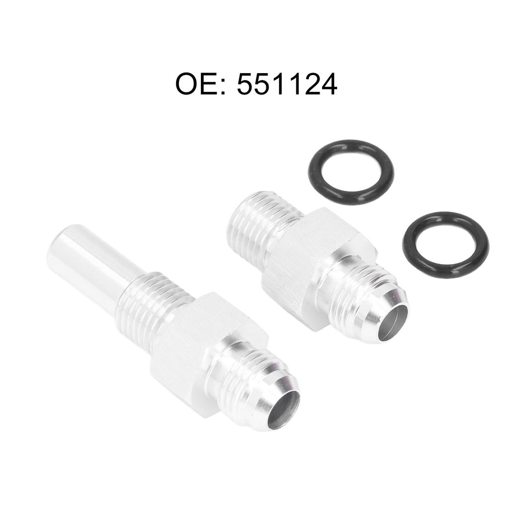 Transmission Cooler Adapter Fittings Front Rear Port ‑6AN Flare 6AN 551124 for GM 4L80E LS1 LM7 LR4 LQ4 LS6 L59 LQ9