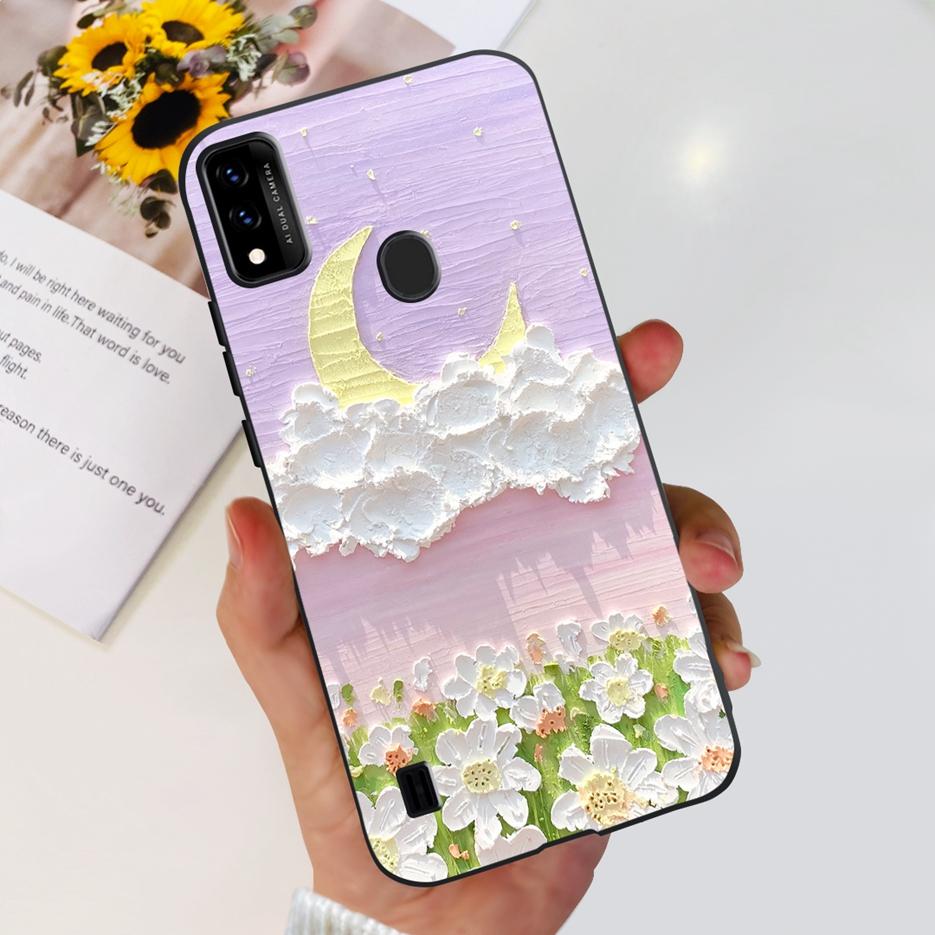 For ZTE Blade A51 A71 Case New Fashion Painted Back Cover Shockproof Phone Case For ZTE Blade A71 A7030 BladeA51 Soft TPU Fundas