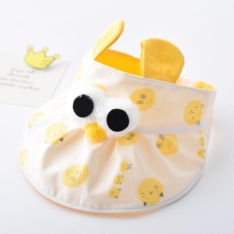 Cute Baby Visor Hat Summer Adjustable Sun Cap for Toddlers Infants Breathable UV Protection Cool Trendy Beach Headwear