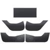 Tesla Model 3/Y Glove Box Kick Mat, Carbon Fiber Texture Door Protector, Interior Accessory.