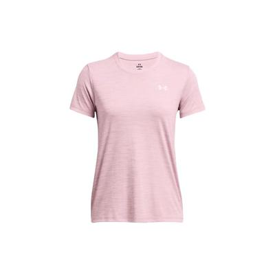 Tech Twist Short Sleeve Logo Graphic Crew Neck T-Shirt Women Tops Light-Pink 1384244-697