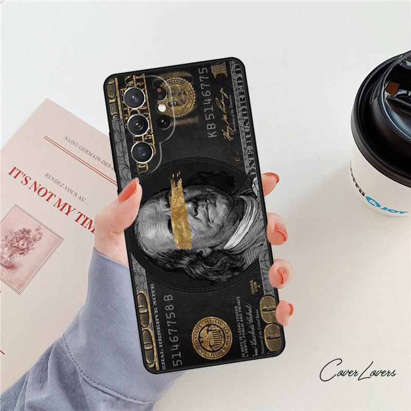 Dollars Money phone case For Samsung Galaxy S24 S25 S23 S22 Ultra Note 10 20 Plus S20 S21 FE Cover