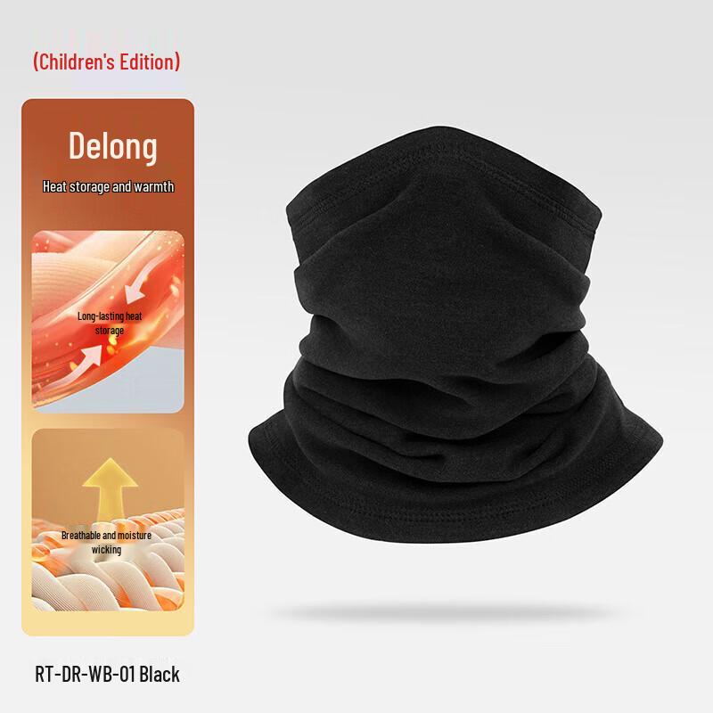Zhanshi Kids Fleece Lined Warm Cycling Neck Gaiter & Face Mask