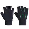 Spring and summer ice silk sunscreen gloves men's fishing breathable high elastic gloves outdoor riding driving leaking two-finger gloves