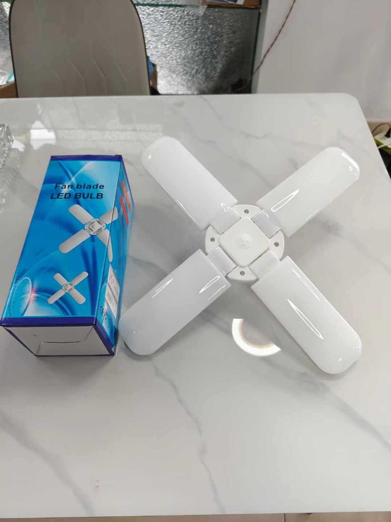 High-Brightness E27 LED Football Light with Solar Charging and Foldable Design