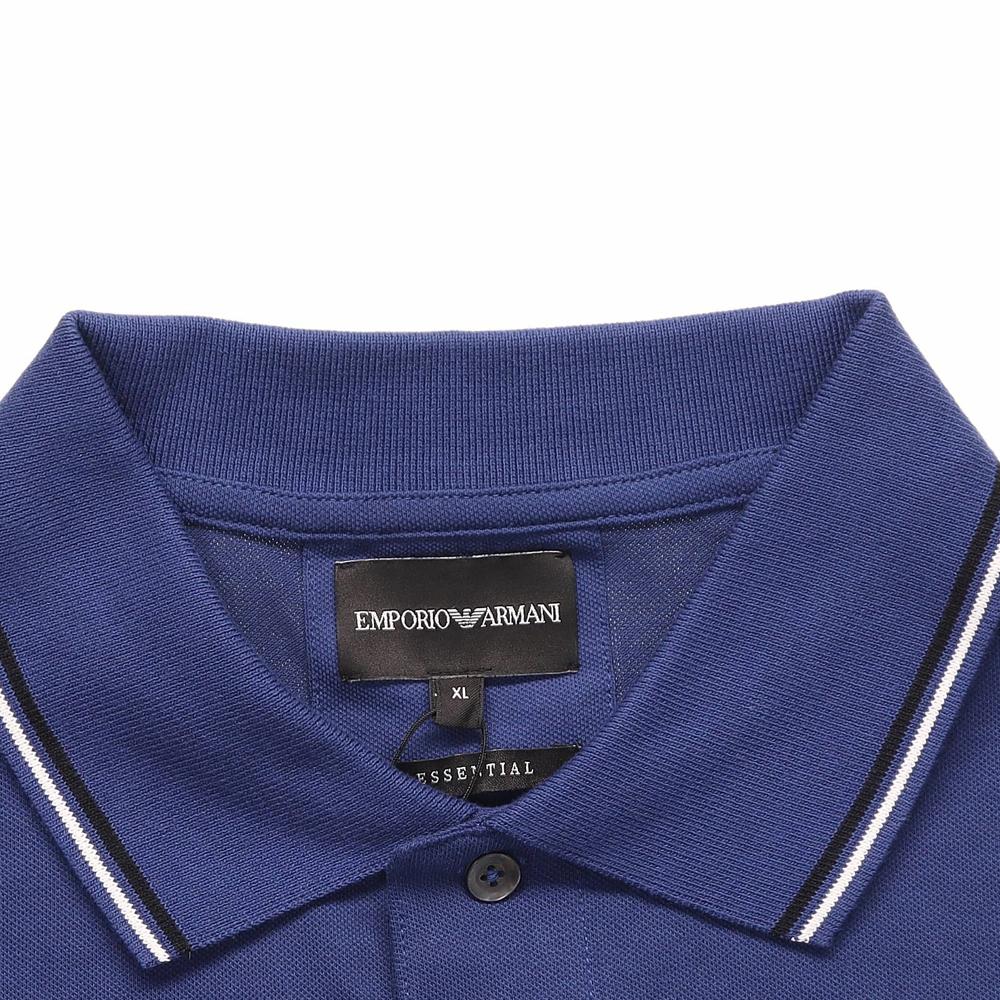 Emporio Armani SS22 Polo Shirt Men's Blue 8N1FB3-1JPTZ-0938