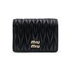 Small Matelassé Nappa Leather Wallet Black 5MV021-AFPP-F0002