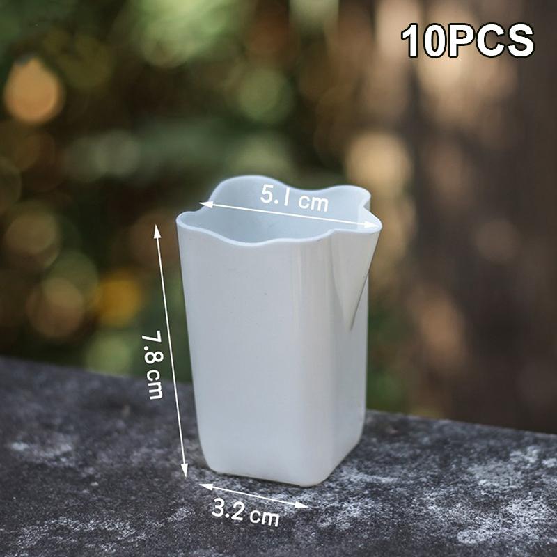 Self Watering Transparent Nursery Pots Mini Planters for Seeds Herb Growing Home or Classroom