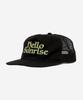 HELLO SUNRISE Heritage Logo Relaxed Fit 5P Cap_Black