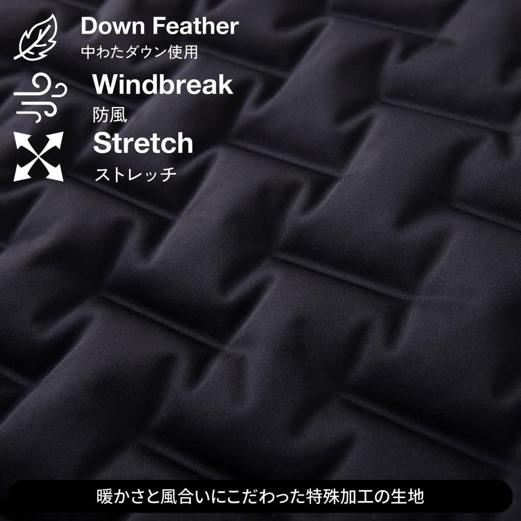 Down Vest FU24Z41 Black x [FIVES] (JP, Alphabet, 3L, Black)