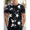 Zomer Mannen Casual Mode 3D Geprint T-shirt Los Ademend Grote Maten Casual Sport Veelzijdig Ronde Hals Korte Mouw T-shirt