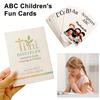 26 Pcs ABC Christian Flashcards Faith Based Alphabet Learning Cards Religious Scripture Bible
