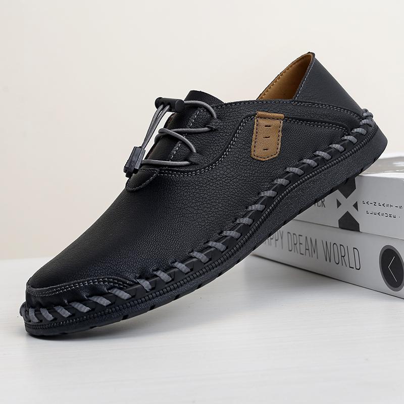 Fashion Handmade Leather Men's Penny Loafers Casual Office Business Shoes Fashion Party Wedding Moccasins Formal Male Slip On Footwear