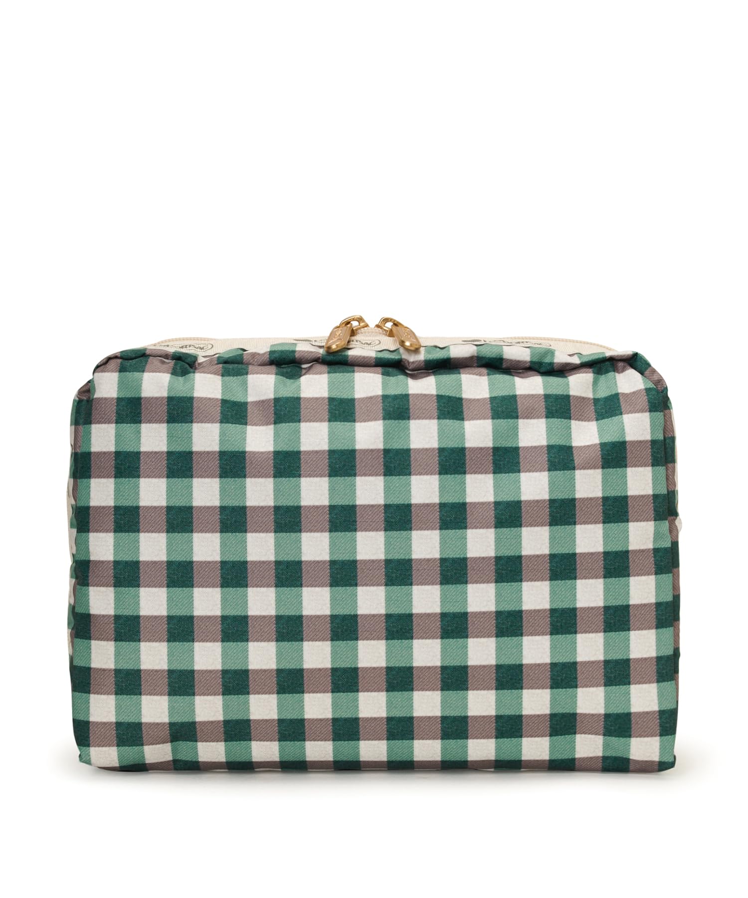 Очень большая прямоугольная косметичка 7121 Лесной Гингем [LeSportsac] [Официальный] / /