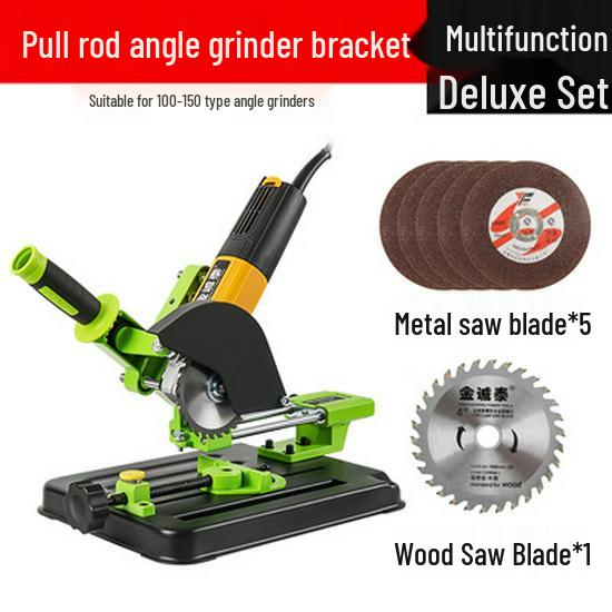 Universal Handheld Grinder Stand & Multi-Functional Table Saw Conversion Kit