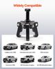 Harmonic Balancer Puller Kit Adjustable 3-Jaw Puller for Most Late Models