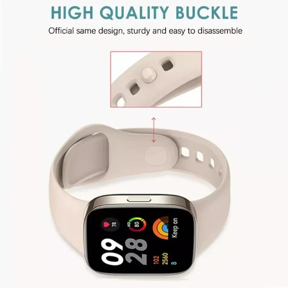 Soft Silicone Strap for Redmi Watch 3 Active Strap Accessories Smart Replacement Watchband Bracelet for Redmi Watch 3 Active