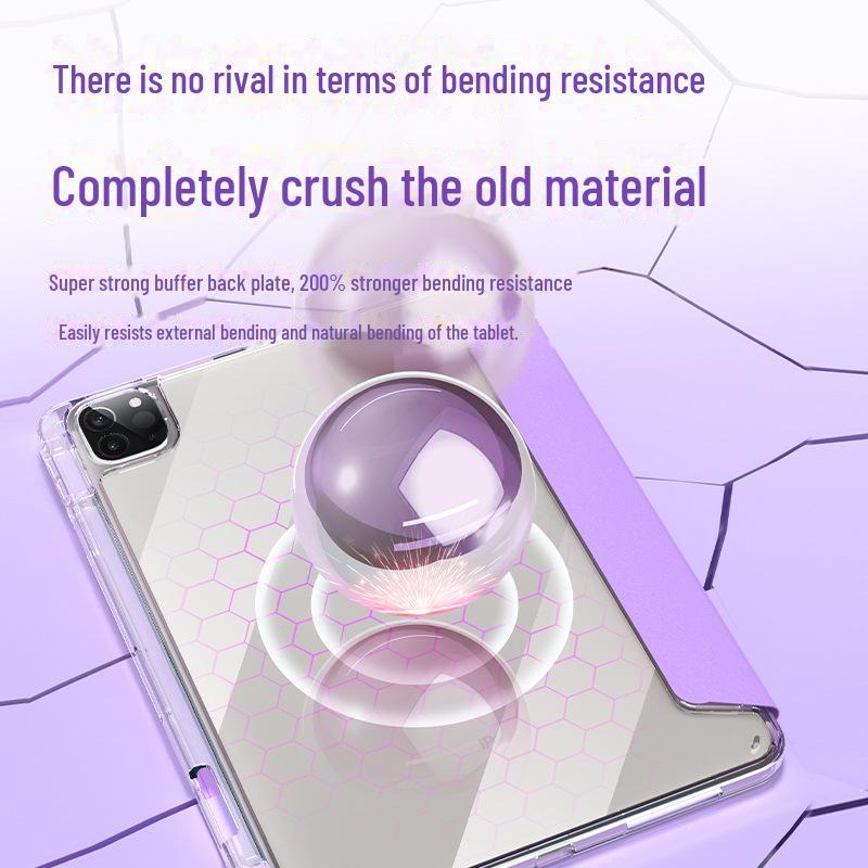 Průhledné ochranné pouzdro s otvorem pro pero pro Huawei Matepad 11.5S TGY - skládací design do tvaru Y