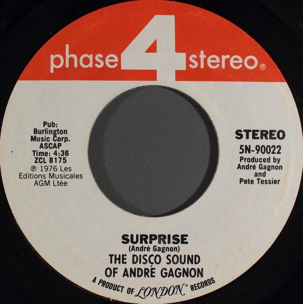 

7inch Record ANDRE GAGNON - Surprise 5N90022 London Records 1976 US Soul/Funk Used