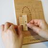 KINOWA "London" Woodblock Printing Original Handmade Kit, World Streets, Made In Japan