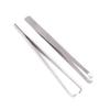 Stainless Steel Tweezers With Nonslip Handle, Essential For Watchmakers Jewelers