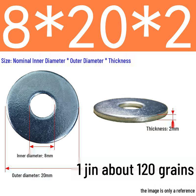 Galvanized Oversized Metal Washers M3-M60