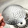 1/3/5Pcs Kitchen Sink Strainer Floor Drain Bathtub Hair Catcher Stopper Stainless Steel Shower Drain Hole Filter Trap