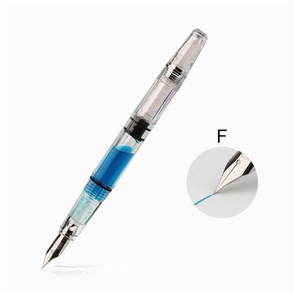 Fashion Wing Sung 3003 Orange Plastic Fountain Pen Push Extra Fine EF Nib 0.38mm Fashion Wing Sung 3003 Orange Plastic Fountain Pen Push Extra Fine EF Nib 0.38mm