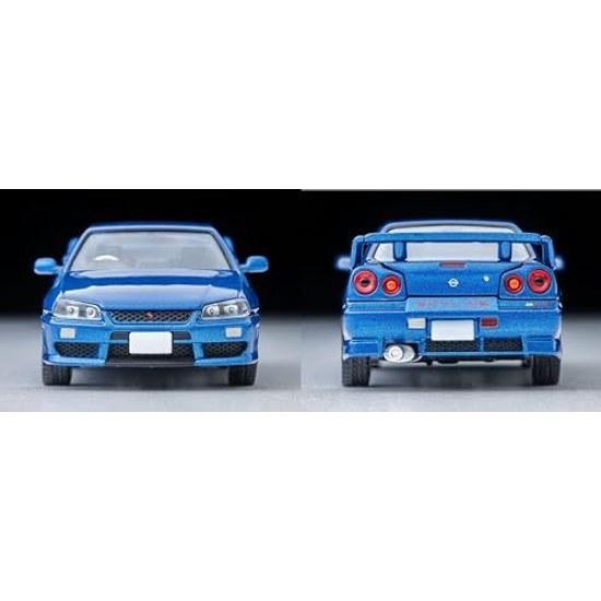TOMYTEC Tomica Limited Vintage Neo 1 64 LV-N353b Nissan Skyline 2-Door Sports Coupe 25GT TURBO Optional Parts Blue 2000 Model Finished Product 335306