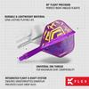 TARGET Darts Luke Littler World Champion KFLEX Flight Shaft KFLEX Flight Short Medium 6 Medium & System, No. 2/No. 6, All-in-One 3-Pack, (19mm),