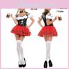 Hochwertiges Oktoberfest Bier Kellnerin Dirndl Outfit Ideal für Themenpartys