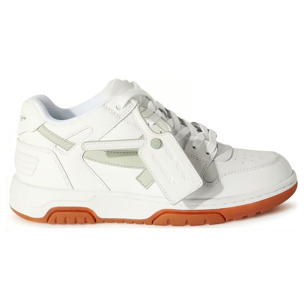 (WMNS) Off-White Out Of Office Low-Top Sneaker 'White Brown' Women's OWIA259F23LEA0030152