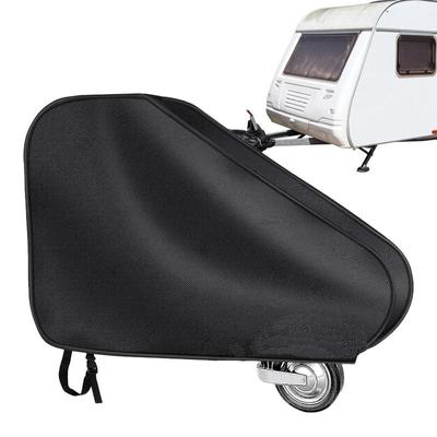 Kryt na karavan Větruodolný Vodotěsný Oxford Cloth Rv Hitch Stínidlo Jazýčku Kryt Rv Hitch Hitch Univerzální Hitch Stínidlo Car