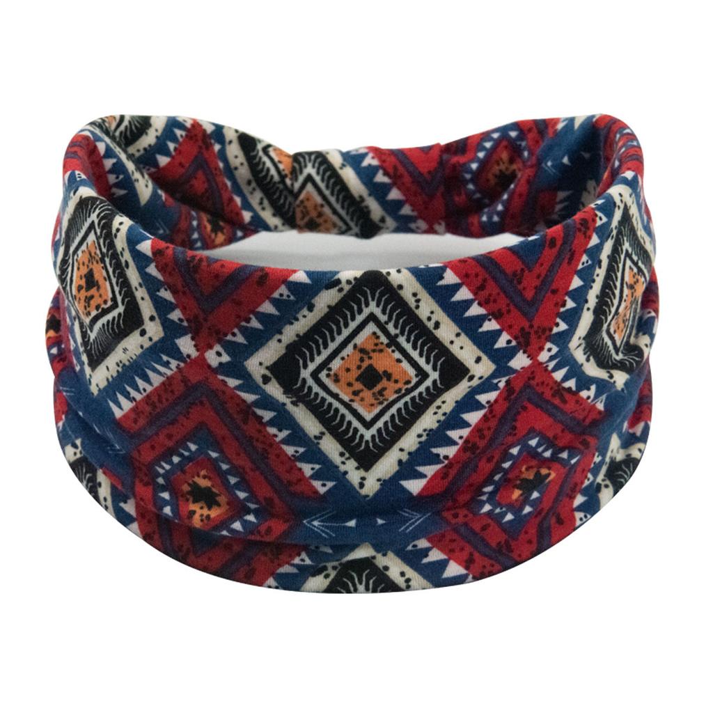 Bohemian Cashew Yoga Übung Stirnband Anti Schweiß und Feuchtigkeit Absorbieren Elastische Baumwolle Stirnband Knoten Stirnband