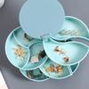 360 Degree Rotating Jewelry Organizers With Multiple Layers For Earrings Necklaces Rings ABS Materials Storage Box