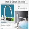 304 Stainless Steel Braided Metal Hose - Pointed End Kitchen Sink Faucet Inlet Pipe for Cold/Hot Water