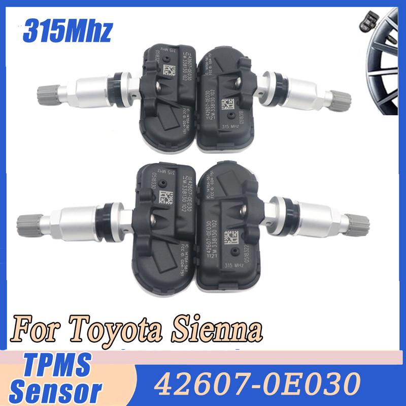 XUAN NEW TPMS Tire Pressure Sensor Monitor Systems 42607-0E030 For Toyota Sienna -2025 Sequoia 2018- 315Mhz 42607-0C091