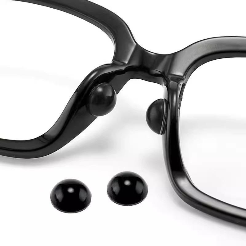 24pcs New Silicone Glasses Nose Pads Anti-Slip Soft Nose Pads Self Adhesive Eyeglasses Nose Holder Stickers Eyewear Accessories