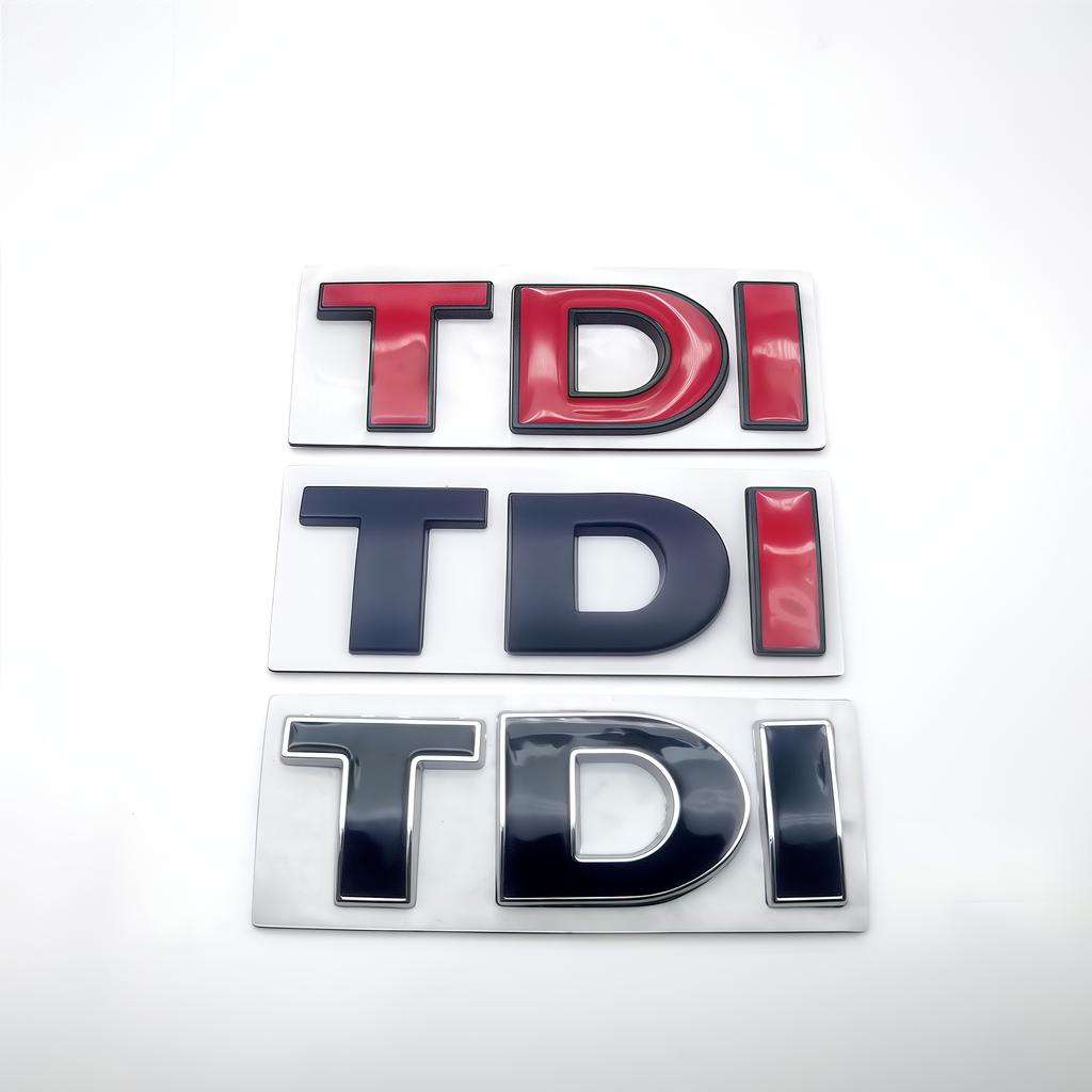 1 buc Metal 3D TDI Aripă Laterală Mașină/Portbagaj Spate/Caroserie Mașină/Emblemă Autocolant Insignă Ușă Mașină pentru Passat MK4 MK5 B6 T5 EOS Golf Jetta Decal Decor