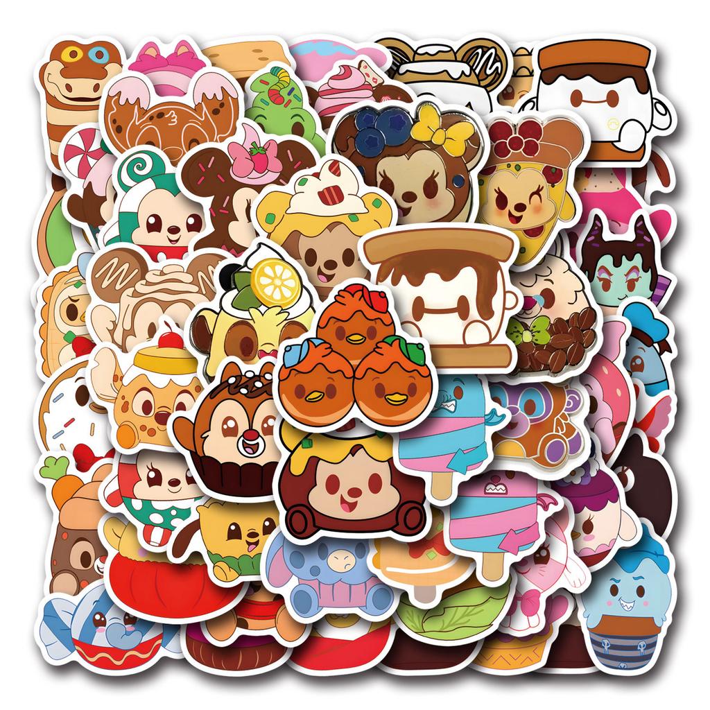 50 New Munchlings Graffiti Stickers Decorate Suitcase Mobile Phone Personalized Stickers