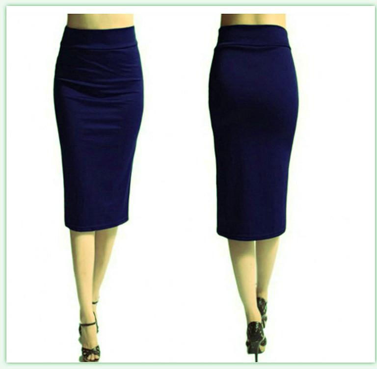 European and American Sexy Mid-Length Slimming Bodycon Pencil Skirt