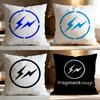 Fashion F-FFragment Design Cushion Cover Soft Washable Pillow Case Multi-Scene for Couch Bed Travel Office Use