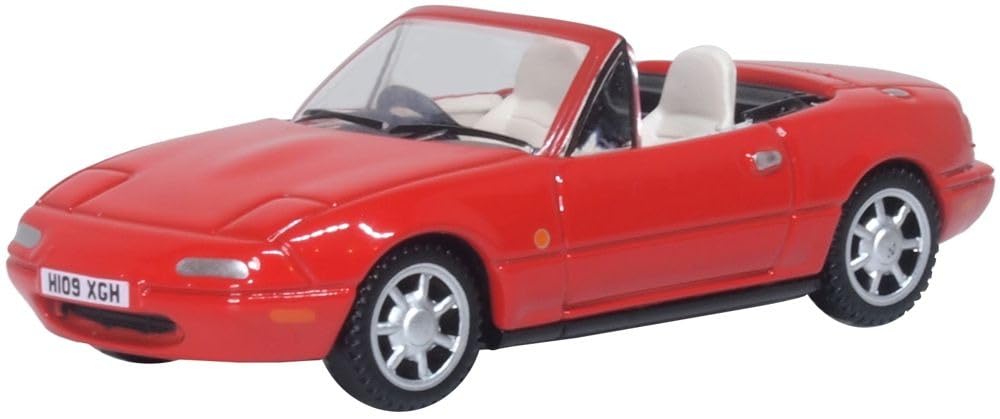 OXFORD Mazda Roadster NA Red Oxford Diecast Car 1/76 MX-5