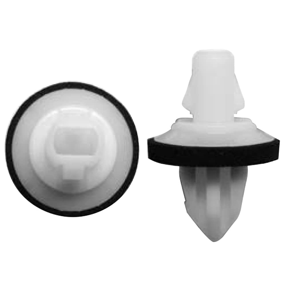 VOSTON Automotive Parts Front Grill Clip White 1 Bag of