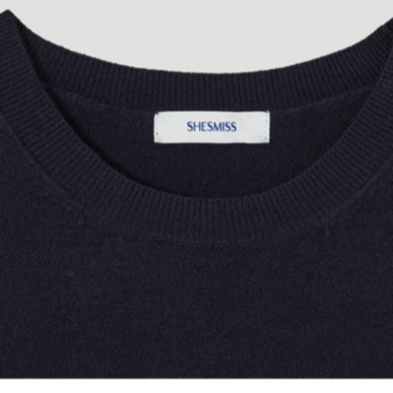 She S miSS  Round Neck Half Sleeve Knit SSkpop12600 Na