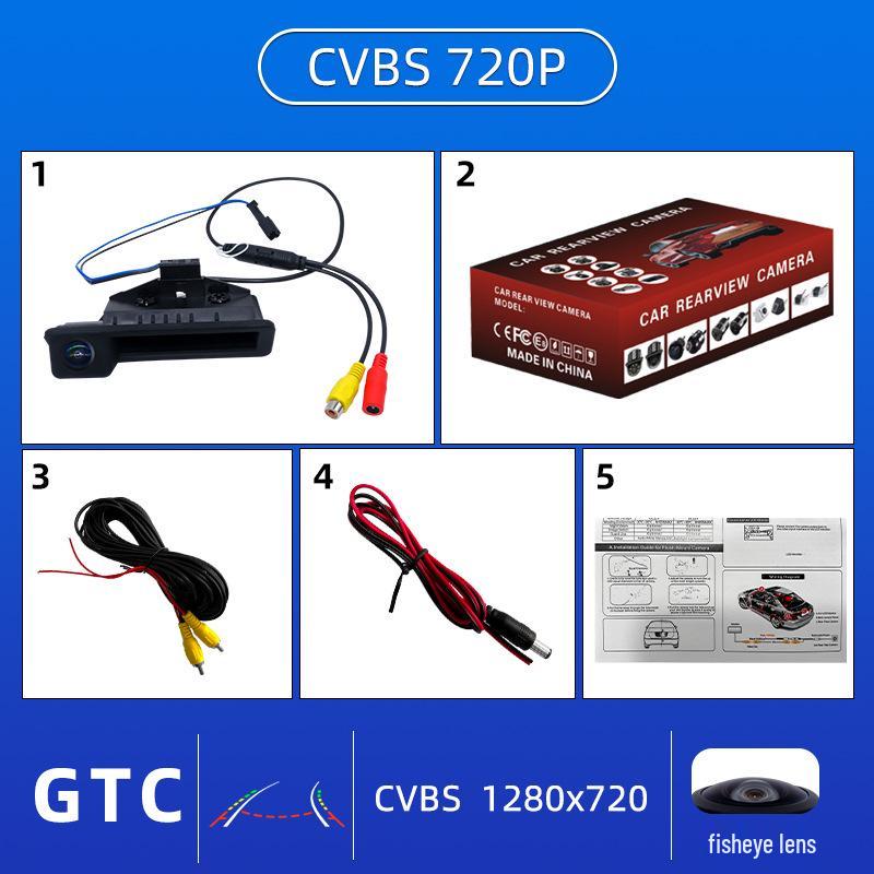 Waterproof HD Rear View Backup Camera for BMW 5 Series (2008/2010)