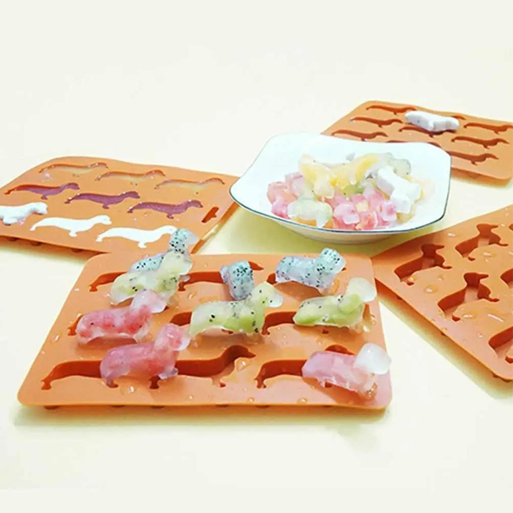 Silicone Dachshund Mold For Baking And Cake Shaping Dachshund Candy Molds Mold Dachshund Shaped Dog Mold Dachshund Pink