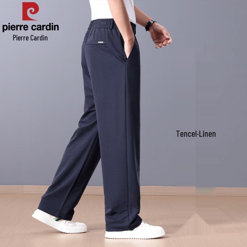 Pierre Cardin Men's Summer Tencel Linen Blend Casual Pants